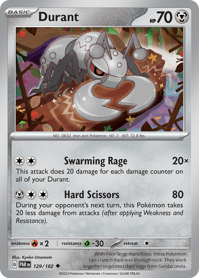 Carta Durant 129/182 do set Paradox Rift — Pokémon TCG | Bynx