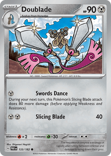 Carta Doublade 133/182 do set Paradox Rift — Pokémon TCG | Bynx