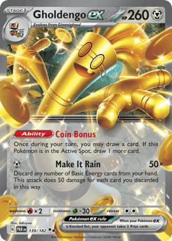Gholdengo ex 139 — Paradox Rift