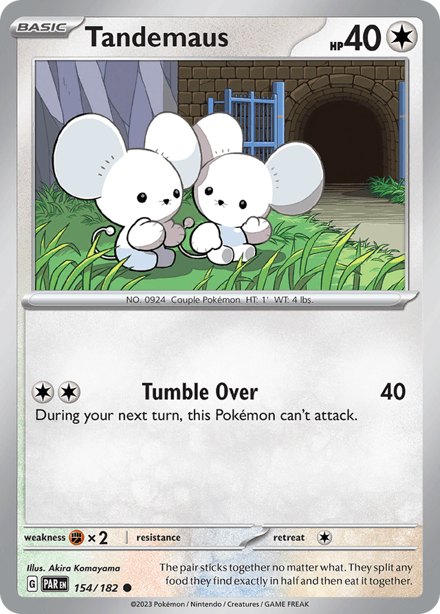 Carta Tandemaus 154/182 do set Paradox Rift — Pokémon TCG | Bynx