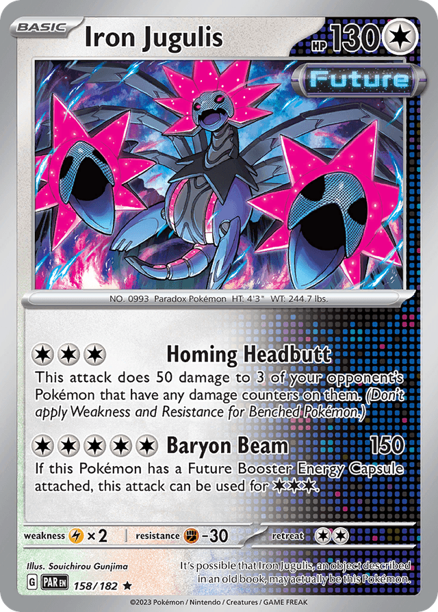 Carta Iron Jugulis 158/182 do set Paradox Rift — Pokémon TCG | Bynx