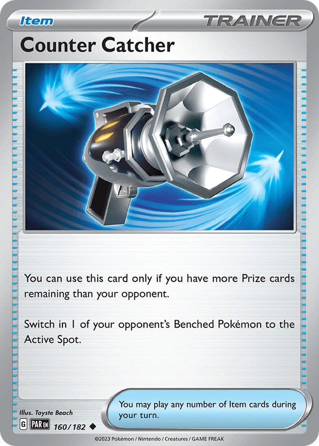 Carta Counter Catcher 160/182 do set Paradox Rift — Pokémon TCG | Bynx