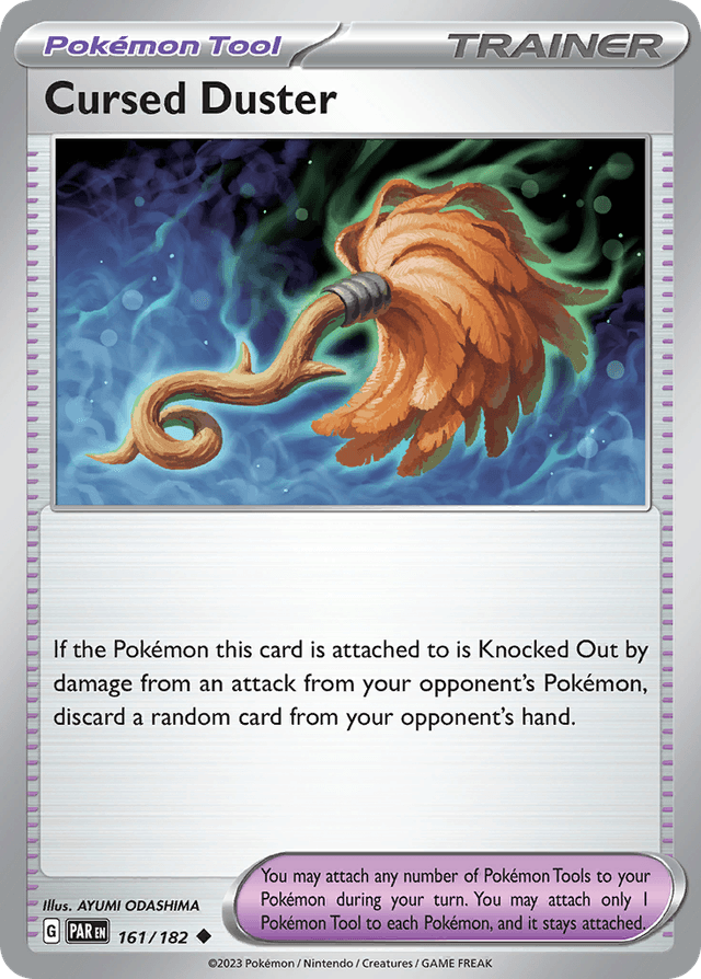Carta Cursed Duster 161/182 do set Paradox Rift — Pokémon TCG | Bynx