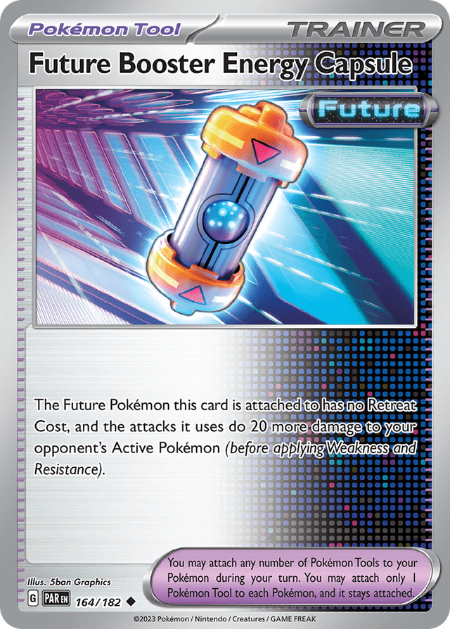 Carta Future Booster Energy Capsule 164/182 do set Paradox Rift — Pokémon TCG | Bynx