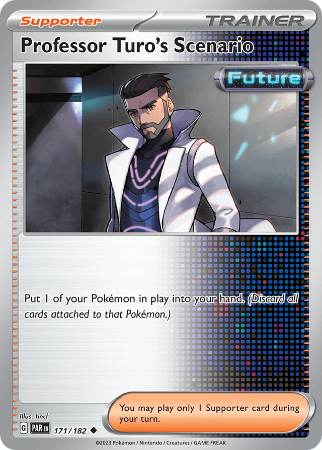 Carta Professor Turo's Scenario 171/182 do set Paradox Rift — Pokémon TCG | Bynx