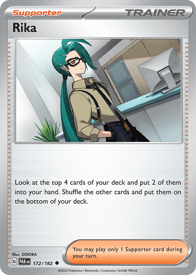 Carta Rika 172/182 do set Paradox Rift — Pokémon TCG | Bynx