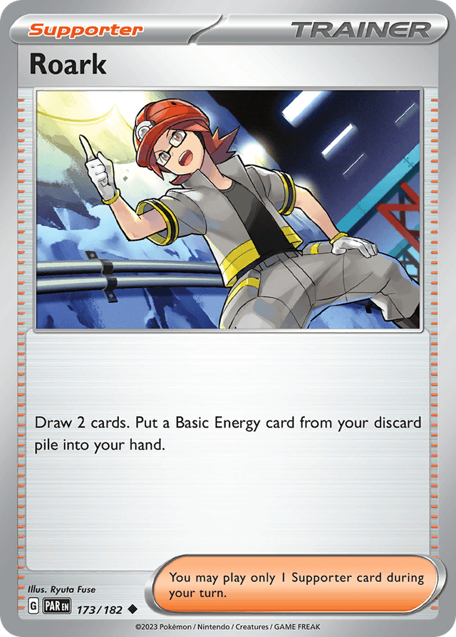Carta Roark 173/182 do set Paradox Rift — Pokémon TCG | Bynx