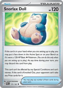 Snorlax Doll 175/182 — Fenda Paradoxal