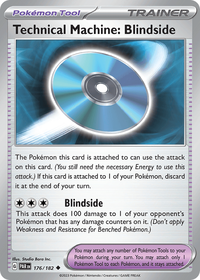 Carta Technical Machine: Blindside 176/182 do set Paradox Rift — Pokémon TCG | Bynx