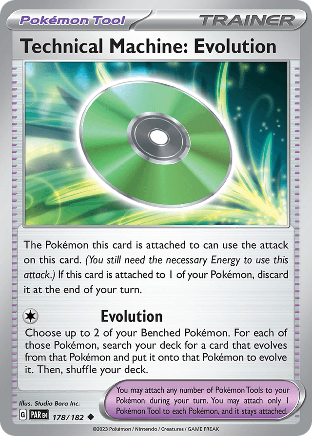 Carta Technical Machine: Evolution 178/182 do set Paradox Rift — Pokémon TCG | Bynx