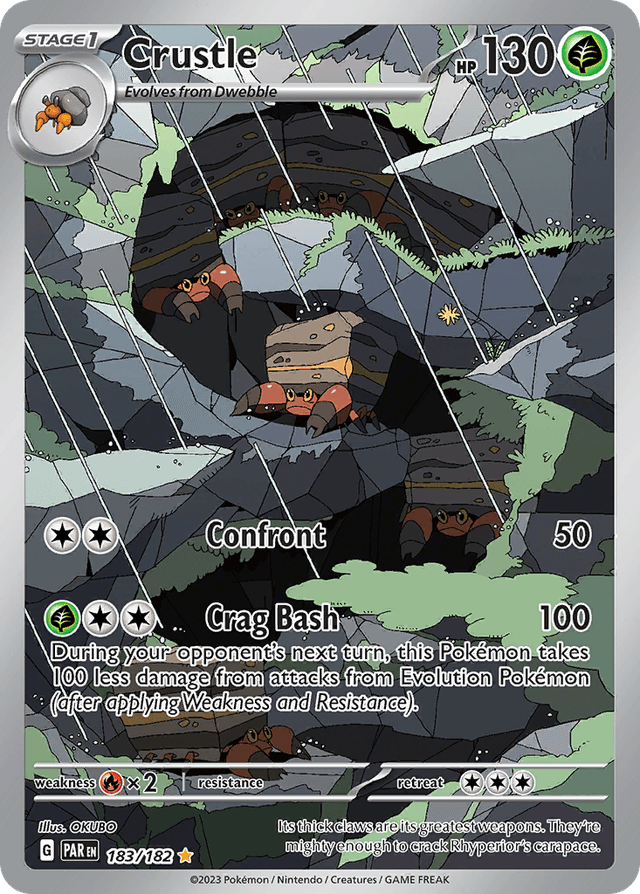 Carta Crustle 183/182 do set Paradox Rift — Pokémon TCG | Bynx