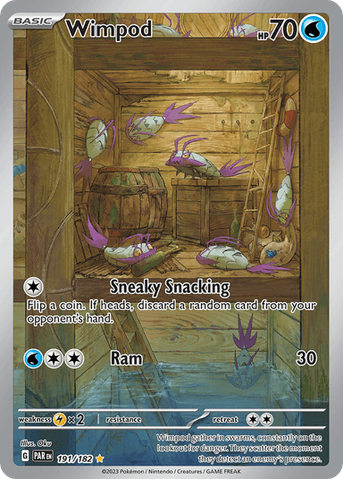 Carta Wimpod 191/182 do set Paradox Rift — Pokémon TCG | Bynx
