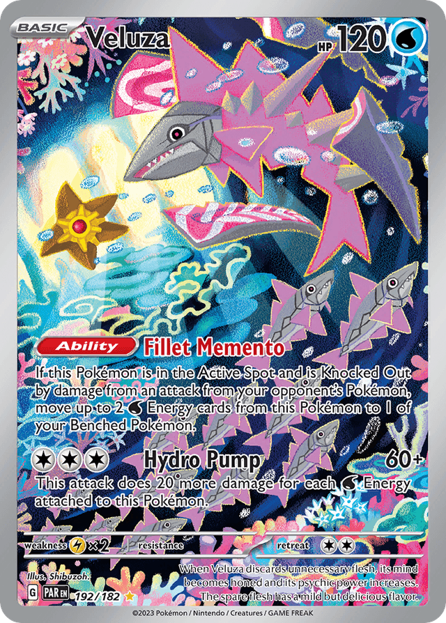 Carta Veluza 192/182 do set Paradox Rift — Pokémon TCG | Bynx