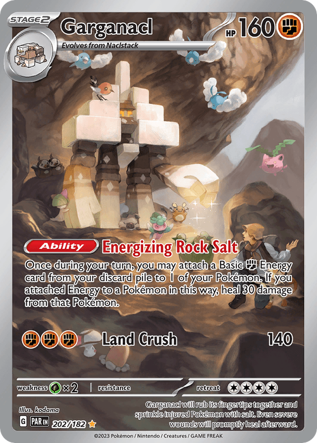 Carta Garganacl 202/182 do set Paradox Rift — Pokémon TCG | Bynx
