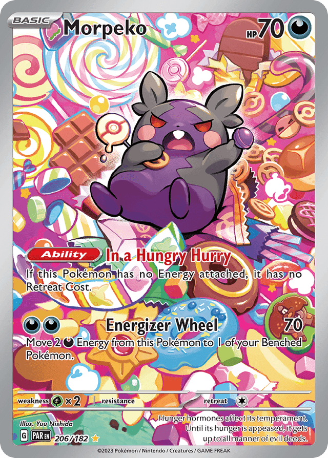 Carta Morpeko 206/182 do set Paradox Rift — Pokémon TCG | Bynx