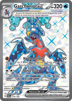 Garchomp ex 219 — Paradox Rift