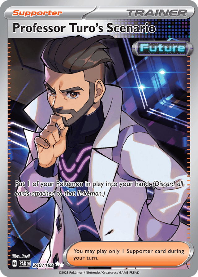Carta Professor Turo's Scenario 240/182 do set Paradox Rift — Pokémon TCG | Bynx