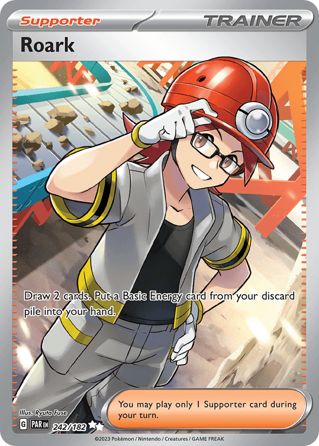 Carta Roark 242/182 do set Paradox Rift — Pokémon TCG | Bynx
