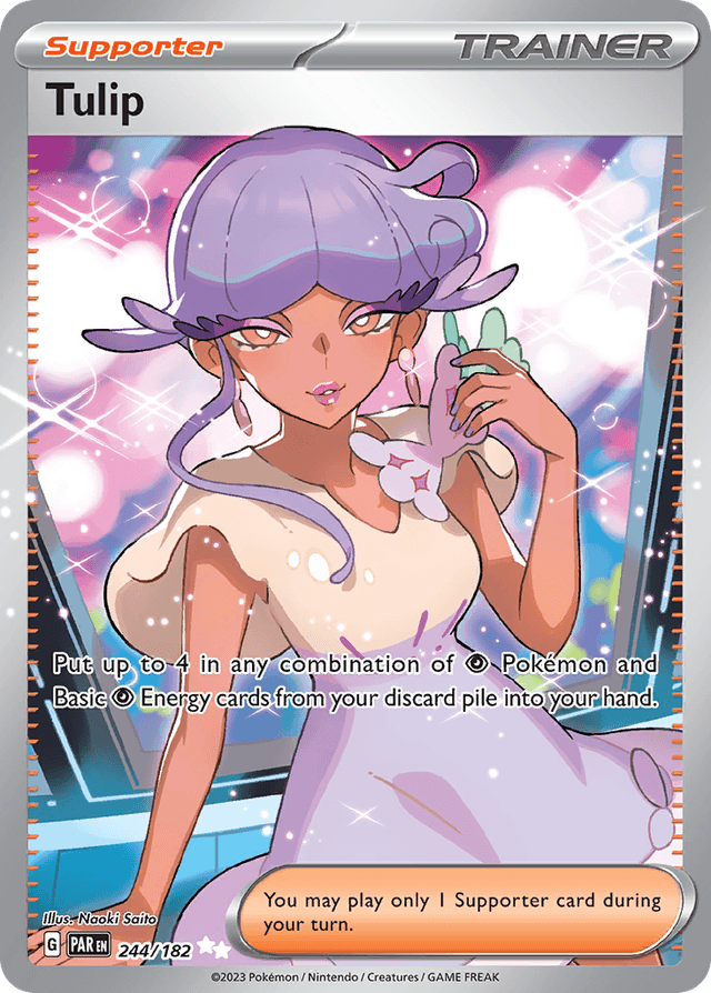 Carta Tulip 244/182 do set Paradox Rift — Pokémon TCG | Bynx