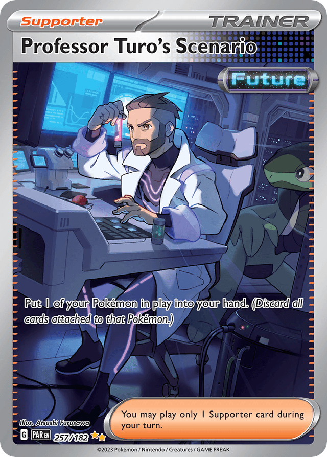 Carta Professor Turo's Scenario 257/182 do set Paradox Rift — Pokémon TCG | Bynx