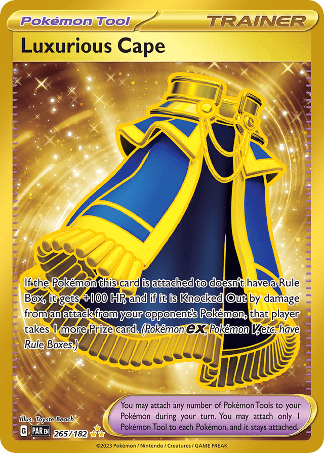 Carta Luxurious Cape 265/182 do set Paradox Rift — Pokémon TCG | Bynx