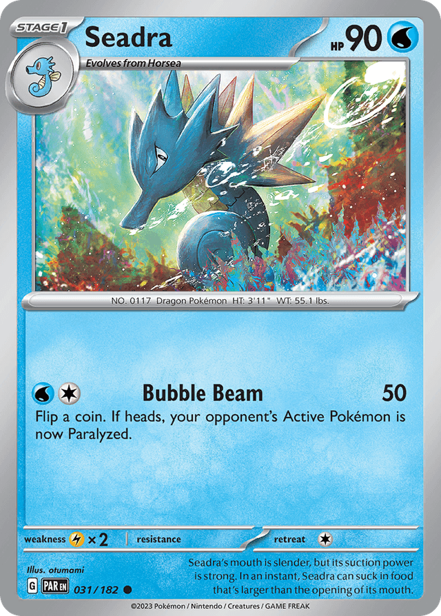 Carta Seadra 31/182 do set Paradox Rift — Pokémon TCG | Bynx