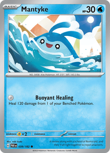 Carta Mantyke 39/182 do set Paradox Rift — Pokémon TCG | Bynx