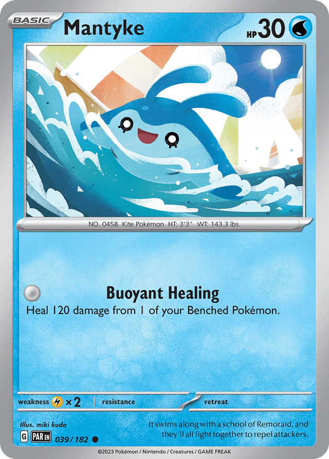 Carta Mantyke 39/182 do set Paradox Rift — Pokémon TCG | Bynx