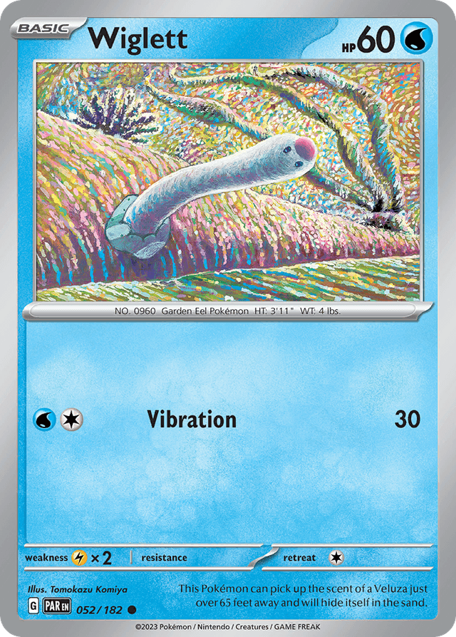 Carta Wiglett 52/182 do set Paradox Rift — Pokémon TCG | Bynx