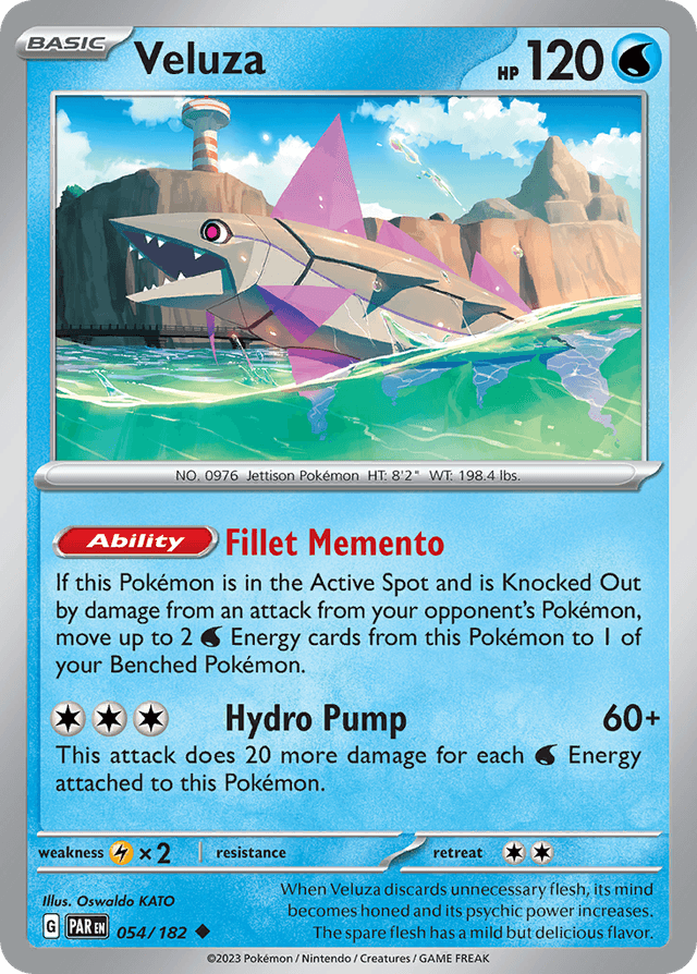 Carta Veluza 54/182 do set Paradox Rift — Pokémon TCG | Bynx