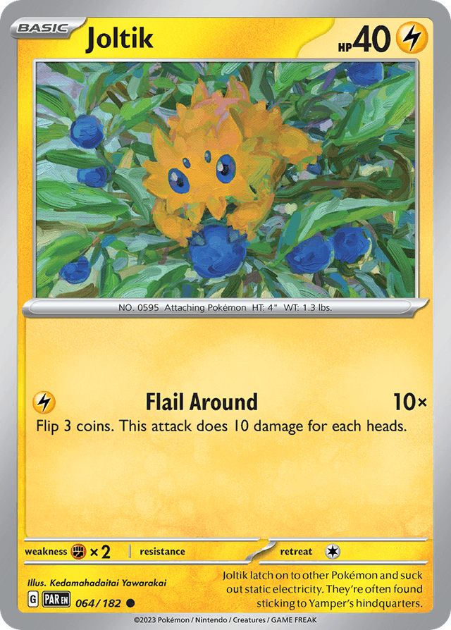 Carta Joltik 64/182 do set Paradox Rift — Pokémon TCG | Bynx