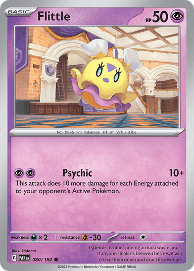 Carta Flittle 80/182 do set Paradox Rift — Pokémon TCG | Bynx