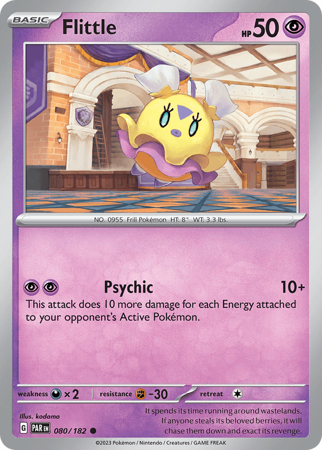 Carta Flittle 80/182 do set Paradox Rift — Pokémon TCG | Bynx