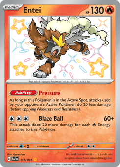 Entei 112 — Paldean Fates
