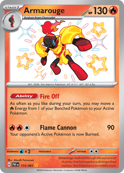 Armarouge 115 — Paldean Fates