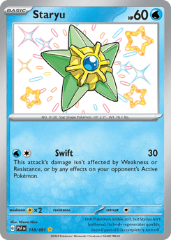 Staryu 118 — Paldean Fates