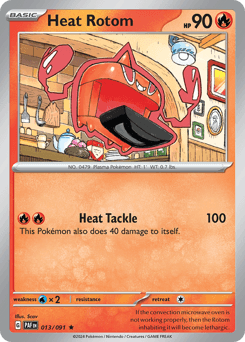 Heat Rotom 13 — Paldean Fates