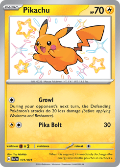 Pikachu 131 — Paldean Fates