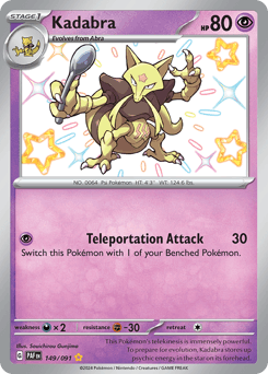 Kadabra 149 — Paldean Fates