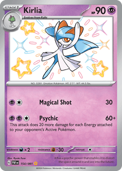 Kirlia 154 — Paldean Fates