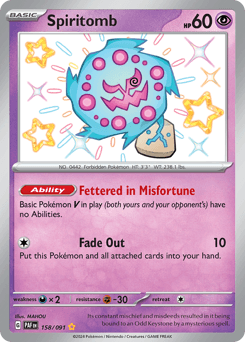 Spiritomb 158 — Paldean Fates