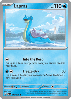 Lapras 16 — Paldean Fates
