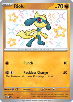 Riolu 173 — Paldean Fates