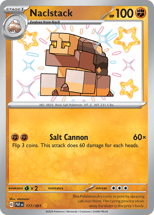 Carta Naclstack 177/91 do set Paldean Fates — Pokémon TCG | Bynx