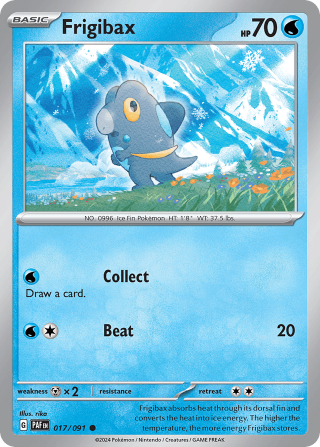 Carta Frigibax 17/91 do set Paldean Fates — Pokémon TCG | Bynx