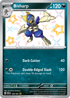 Bisharp 186 — Paldean Fates