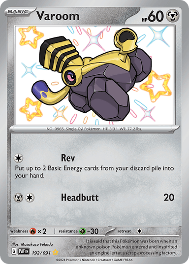 Carta Varoom 192/91 do set Paldean Fates — Pokémon TCG | Bynx