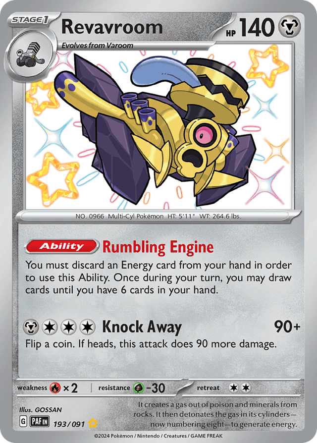 Carta Revavroom 193/91 do set Paldean Fates — Pokémon TCG | Bynx