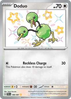 Doduo 199 — Paldean Fates