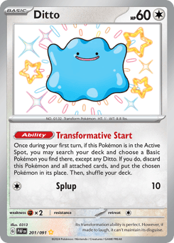 Ditto 201 — Paldean Fates